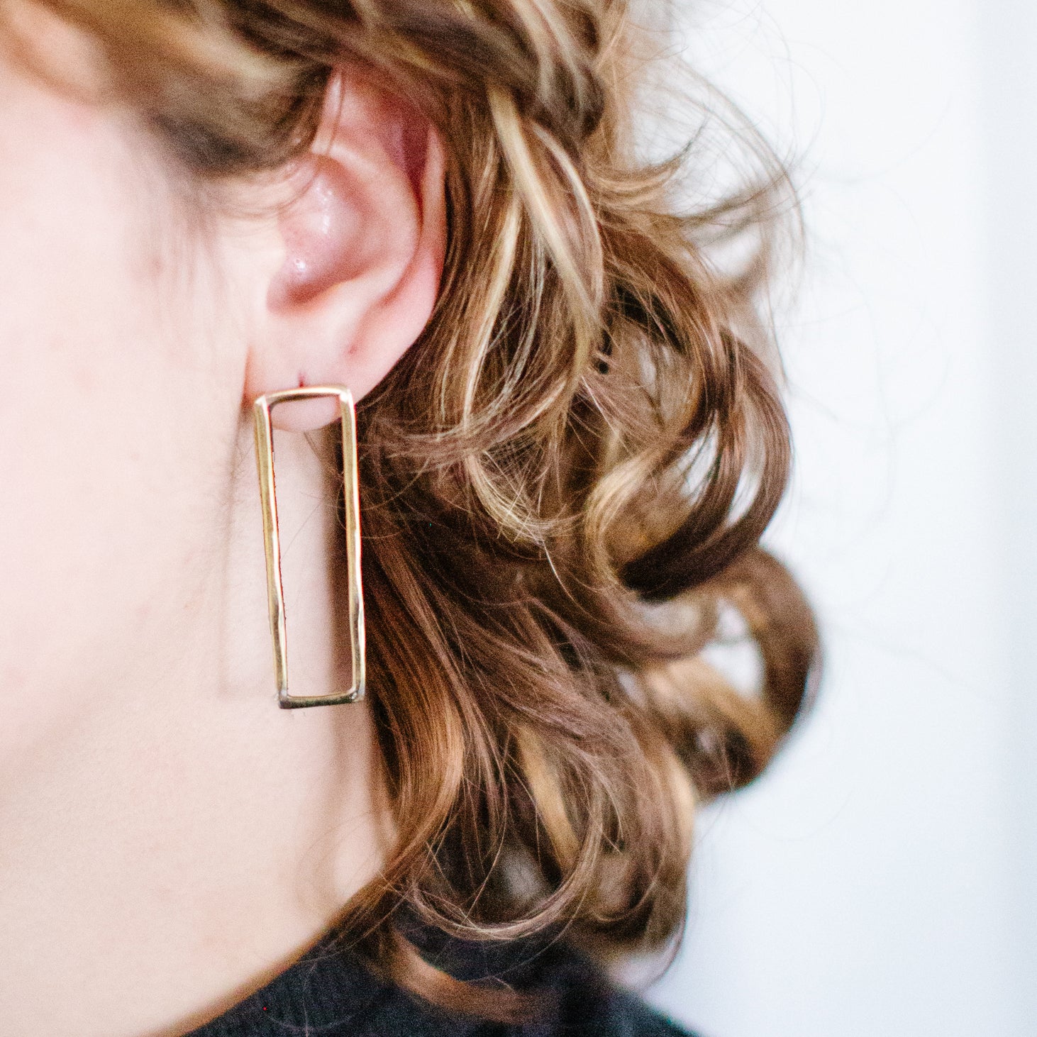 Mstatili Earrings - Rectangle