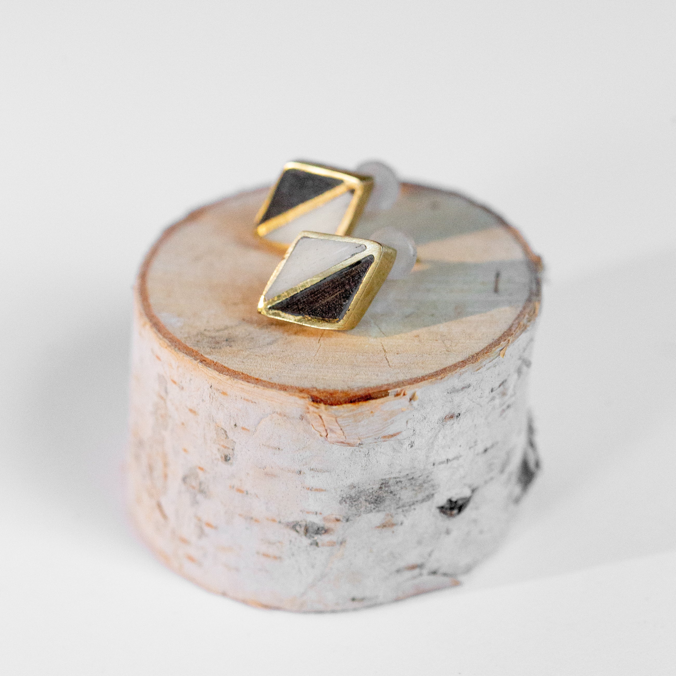 Black and White Diamond Earrings - discontinued