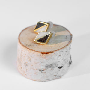 Black and White Diamond Earrings - discontinued