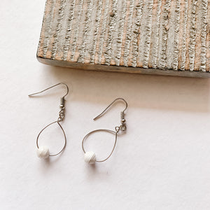 Small Twere Earrings - various colours/silver wire