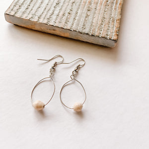 Small Twere Earrings - various colours/silver wire