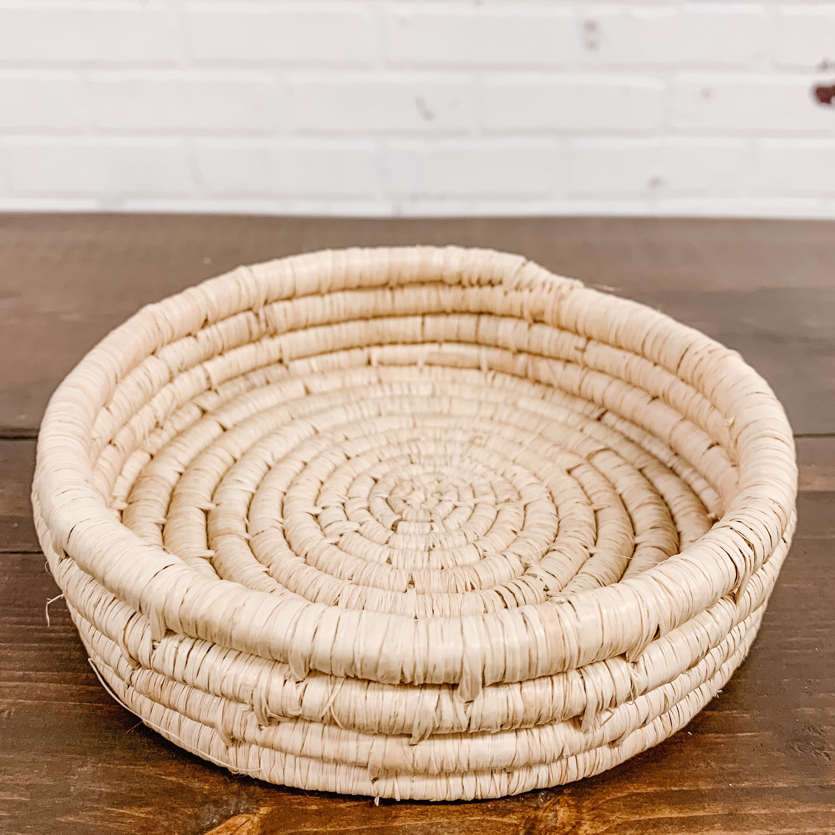 Small Round Shallow Basket