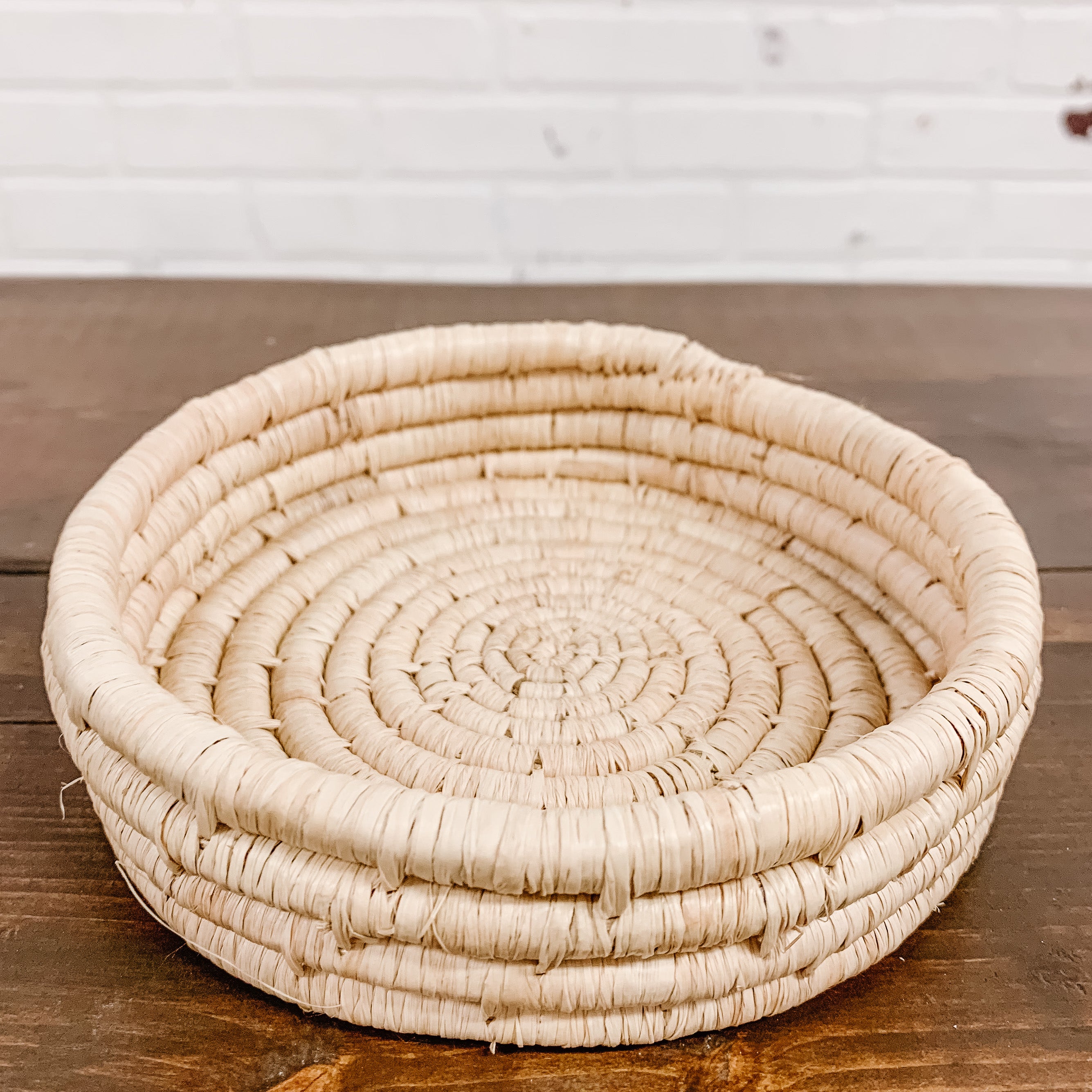 Small Round Shallow Basket