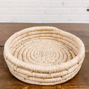 Small Round Shallow Basket