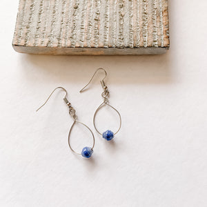 Small Twere Earrings - various colours/silver wire