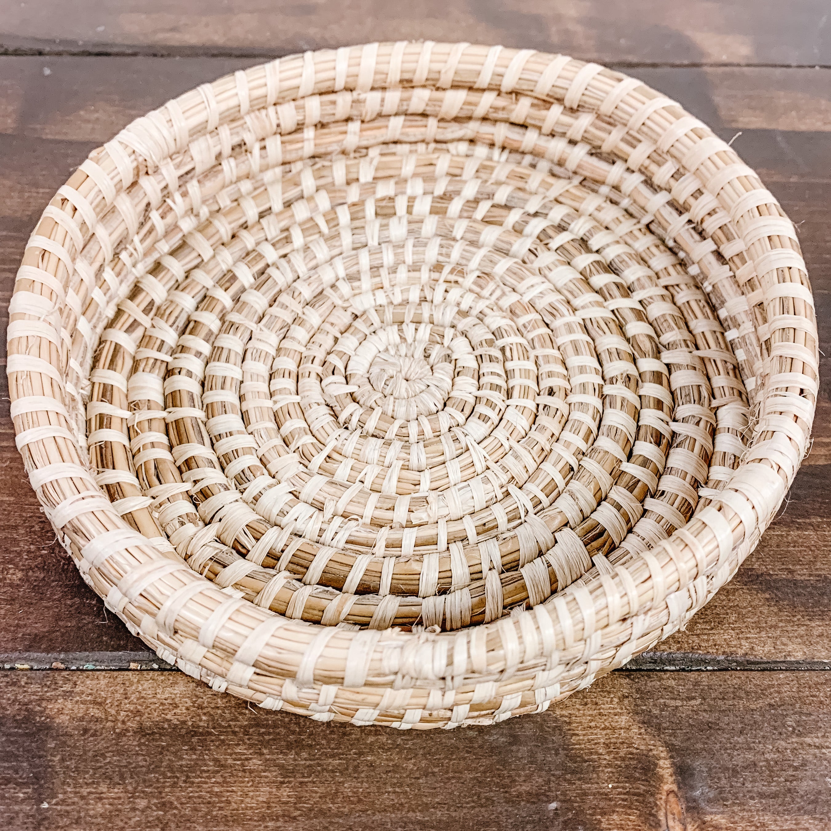 Small Round Shallow Basket